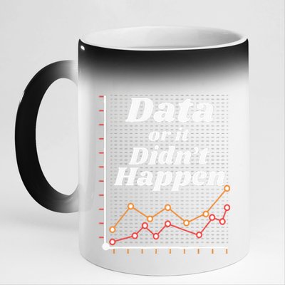 Behavior Analyst Data Or It Didnt Happen 11oz Black Color Changing Mug