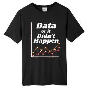 Behavior Analyst Data Or It Didnt Happen Tall Fusion ChromaSoft Performance T-Shirt