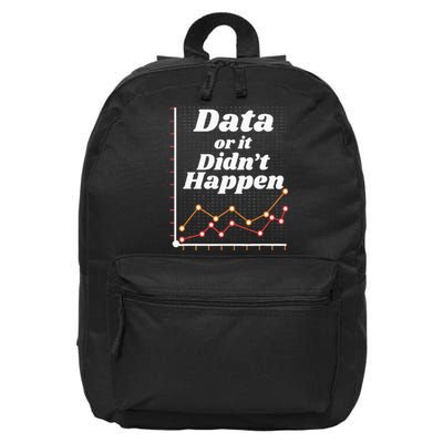 Behavior Analyst Data Or It Didnt Happen 16 in Basic Backpack