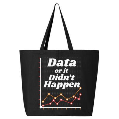 Behavior Analyst Data Or It Didnt Happen 25L Jumbo Tote