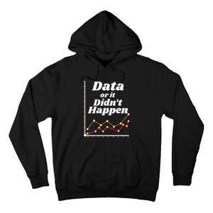 Behavior Analyst Data Or It Didnt Happen Tall Hoodie