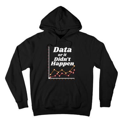 Behavior Analyst Data Or It Didnt Happen Tall Hoodie