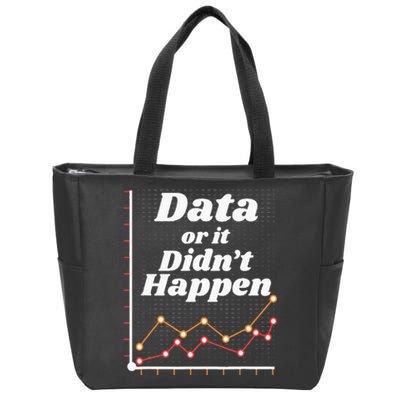 Behavior Analyst Data Or It Didnt Happen Zip Tote Bag