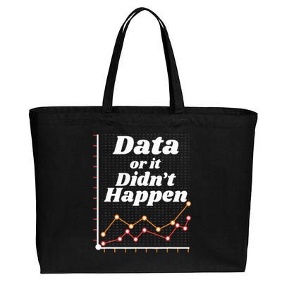 Behavior Analyst Data Or It Didnt Happen Cotton Canvas Jumbo Tote