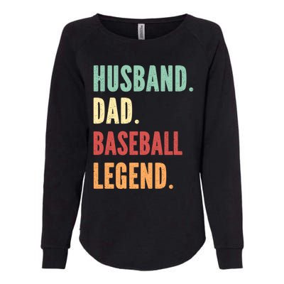 Baseball Athlete Dad Husband Father Gift Womens California Wash Sweatshirt