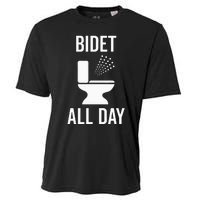 Bidet All Day Bidet Awareness For Good Toilet Health Cooling Performance Crew T-Shirt