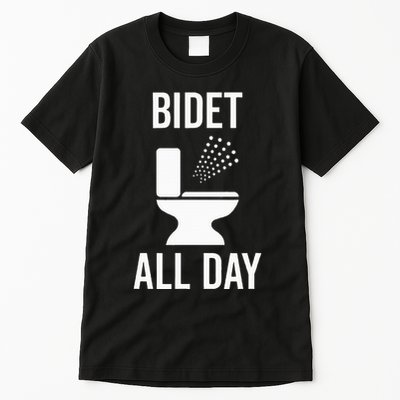 Bidet All Day Bidet Awareness For Good Toilet Health Tall T-Shirt