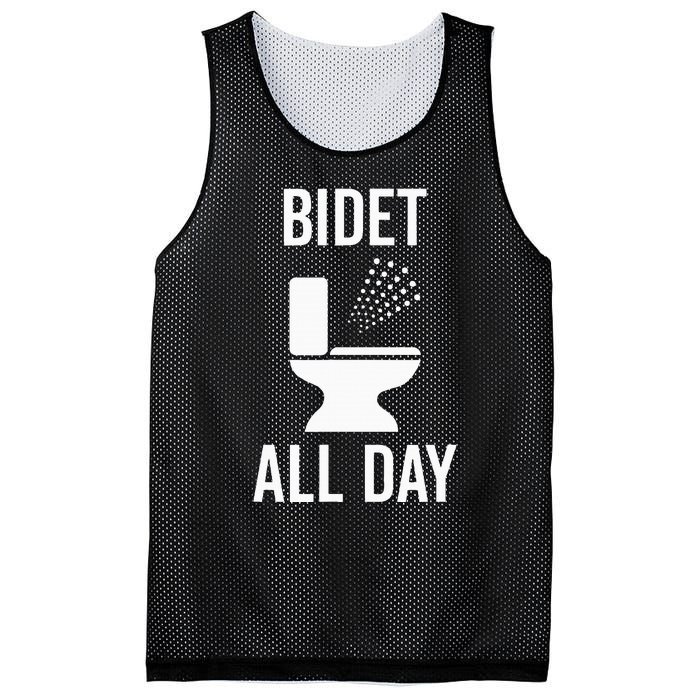 Bidet All Day Bidet Awareness For Good Toilet Health Mesh Reversible Basketball Jersey Tank