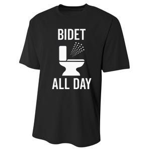 Bidet All Day Bidet Awareness For Good Toilet Health Performance Sprint T-Shirt