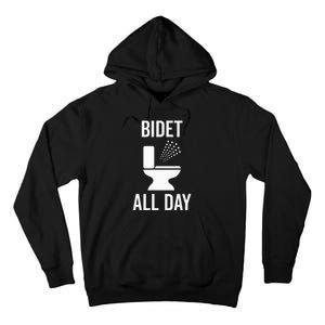 Bidet All Day Bidet Awareness For Good Toilet Health Tall Hoodie