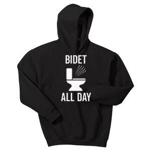 Bidet All Day Bidet Awareness For Good Toilet Health Kids Hoodie