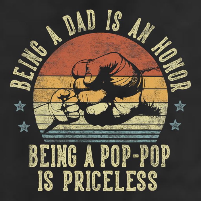 Being A Dad Is An Honor Being A Poppop Is Priceless Poppop Trucker Hat