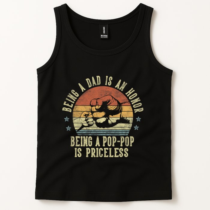 Being A Dad Is An Honor Being A Poppop Is Priceless Poppop Tank Top