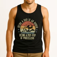 Being A Dad Is An Honor Being A Poppop Is Priceless Poppop Tank Top