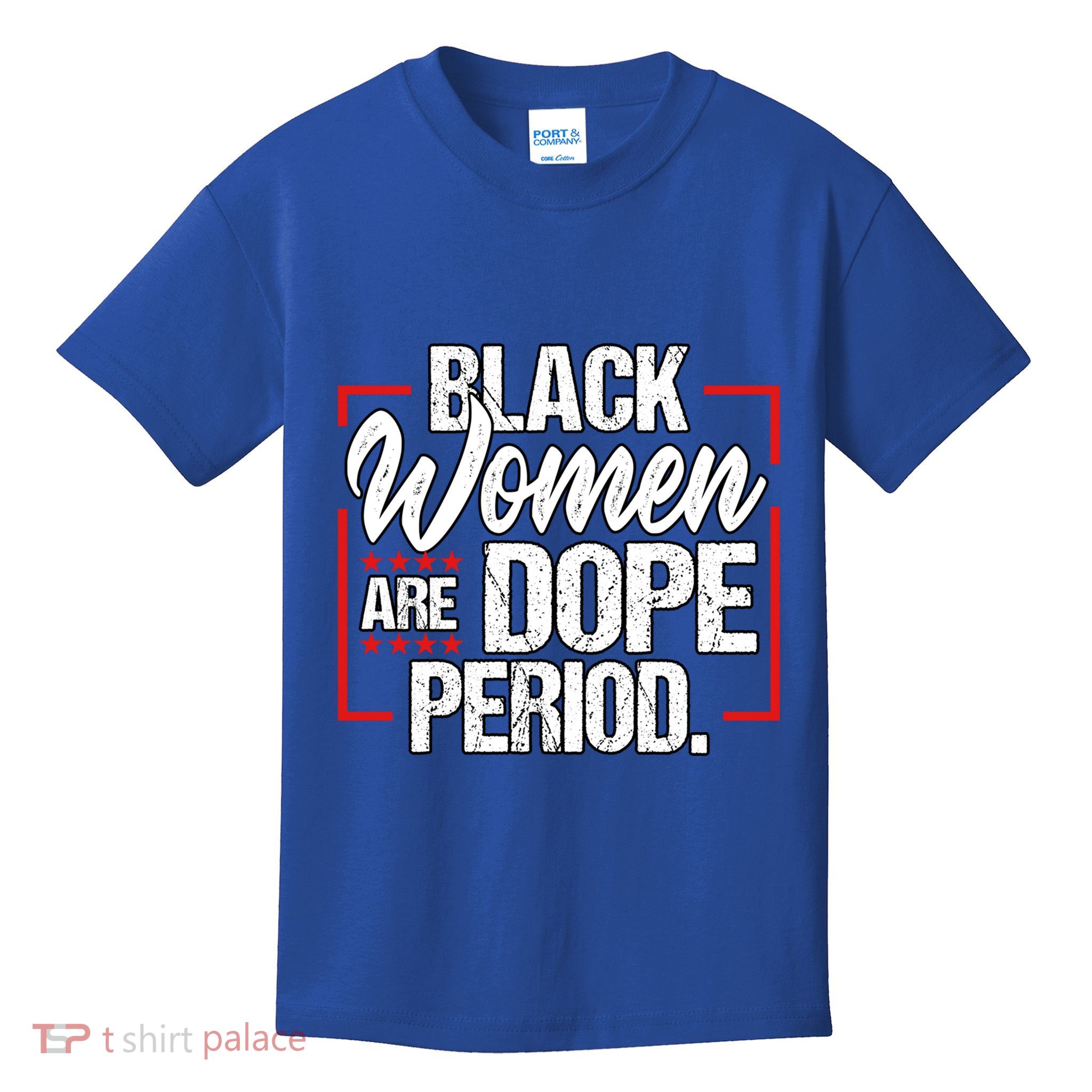 Black Are Dope Period Black History Month Gift Kids T-Shirt