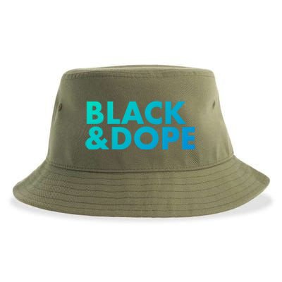 Black And Dope Great Gift Crafted For Black Culture Cool Gift Sustainable Bucket Hat