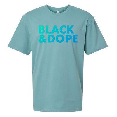 Black And Dope Great Gift Crafted For Black Culture Cool Gift Sueded Cloud Jersey T-Shirt