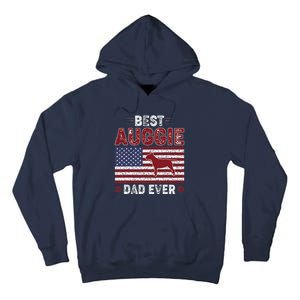 Best Auggie Dad Ever American Flag Dog Dad Tall Hoodie