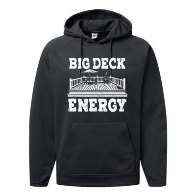 Big A Deck Energy Backyard Deck Patio Outdoor Energie Performance Fleece Hoodie