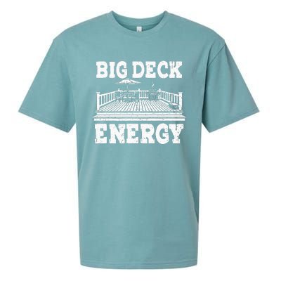 Big A Deck Energy Backyard Deck Patio Outdoor Energie Sueded Cloud Jersey T-Shirt