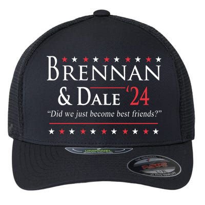 Brennan And Dale 2024 Election We Just Become Best Friends Flexfit Unipanel Trucker Cap