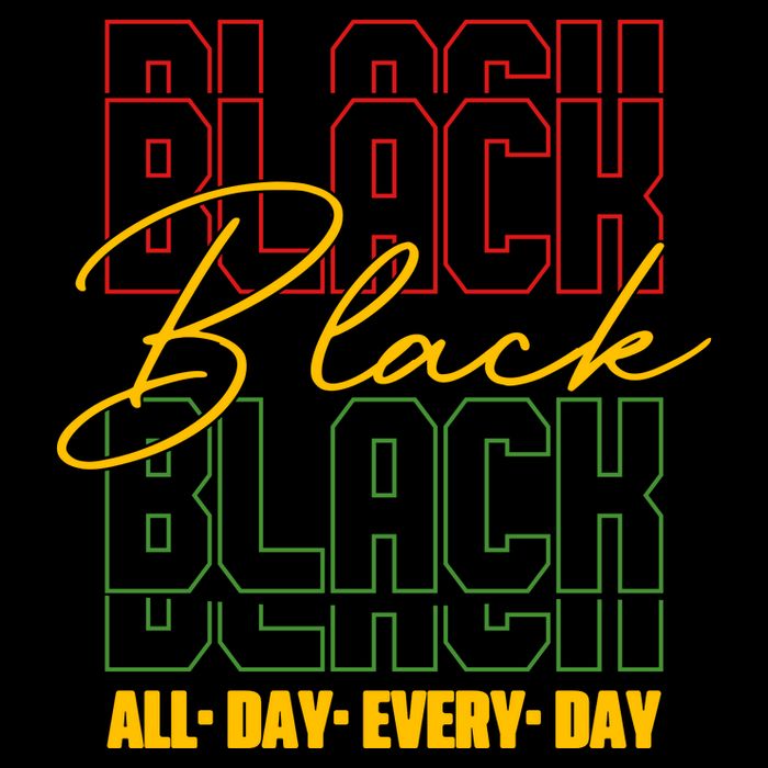 Black All Day Every Day Celebrating Black History Premium T-Shirt