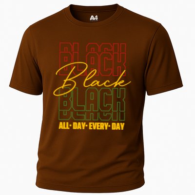Black All Day Every Day Celebrating Black History Performance Shirt