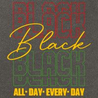 Black All Day Every Day Celebrating Black History Cotton Canvas Backpack