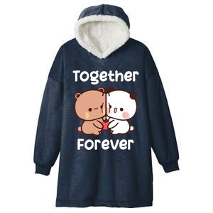 Bubu And Dudu Together Forever Lovers Hooded Wearable Blanket