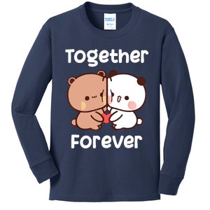 Bubu And Dudu Together Forever Lovers Kids Long Sleeve Shirt