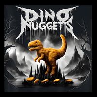 Black Aesthetic Dino Nuggets Death Metal Music Chicken Nugs 16 in Basic Backpack