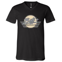 Biffs Auto Detailing V-Neck T-Shirt