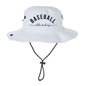 Baseball All Day Baseball Mom Gift Baseball Mom Gift Legacy Cool Fit Booney Bucket Hat