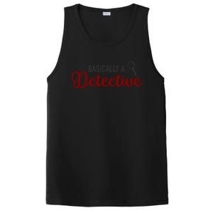 Basically A Detective Funny True Crime Cool Gift PosiCharge Competitor Tank