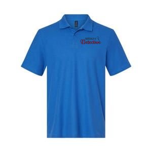 Basically A Detective Funny True Crime Cool Gift Softstyle Adult Sport Polo