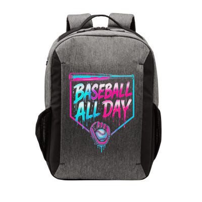 Baseball All Day Ice Cream Dripping Drip Vector Backpack