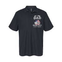 Being A Dad Is An Honor Being A Papa Is Priceless Funny Gift Softstyle Adult Sport Polo