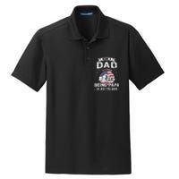 Being A Dad Is An Honor Being A Papa Is Priceless Funny Gift Dry Zone Grid Polo