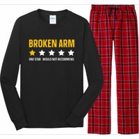 Broken Arm Design For Get Well Broken Arm Long Sleeve Pajama Set