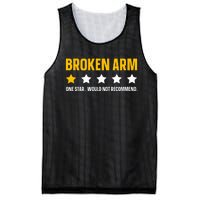 Broken Arm Design For Get Well Broken Arm Mesh Reversible Basketball Jersey Tank