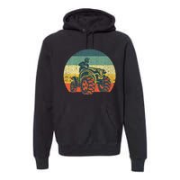 Best Atv Design 4 Wheeler Atv Quad Racing Premium Hoodie