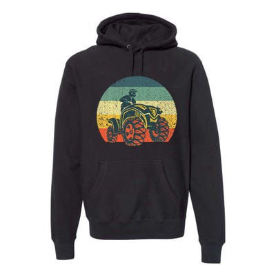 Best Atv Design 4 Wheeler Atv Quad Racing Premium Hoodie