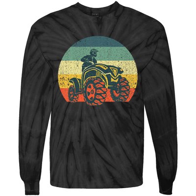 Best Atv Design 4 Wheeler Atv Quad Racing Tie-Dye Long Sleeve Shirt