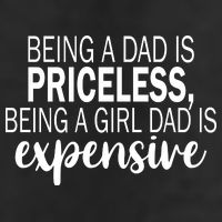 Being A Dad Is Priceless Being A Girl Dad Is Expensive Funny Gift 11oz C Handle Ceramic Mug