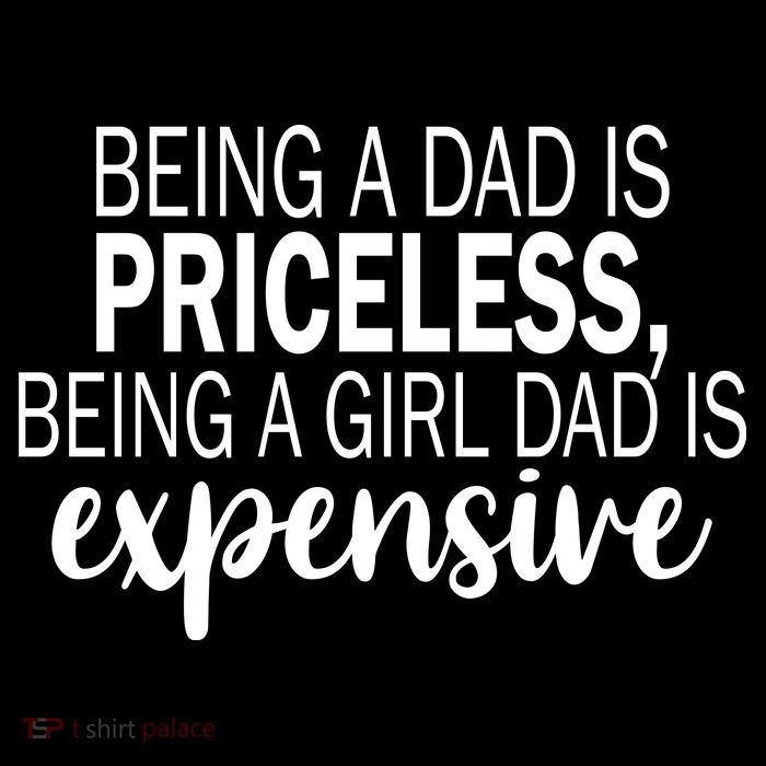 Being A Dad Is Priceless Being A Girl Dad Is Expensive Funny Gift Youth Performance Sprint T-Shirt
