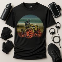 Best ATV Design 4 Wheeler ATV Quad Racing Cooling Performance Crew T-Shirt