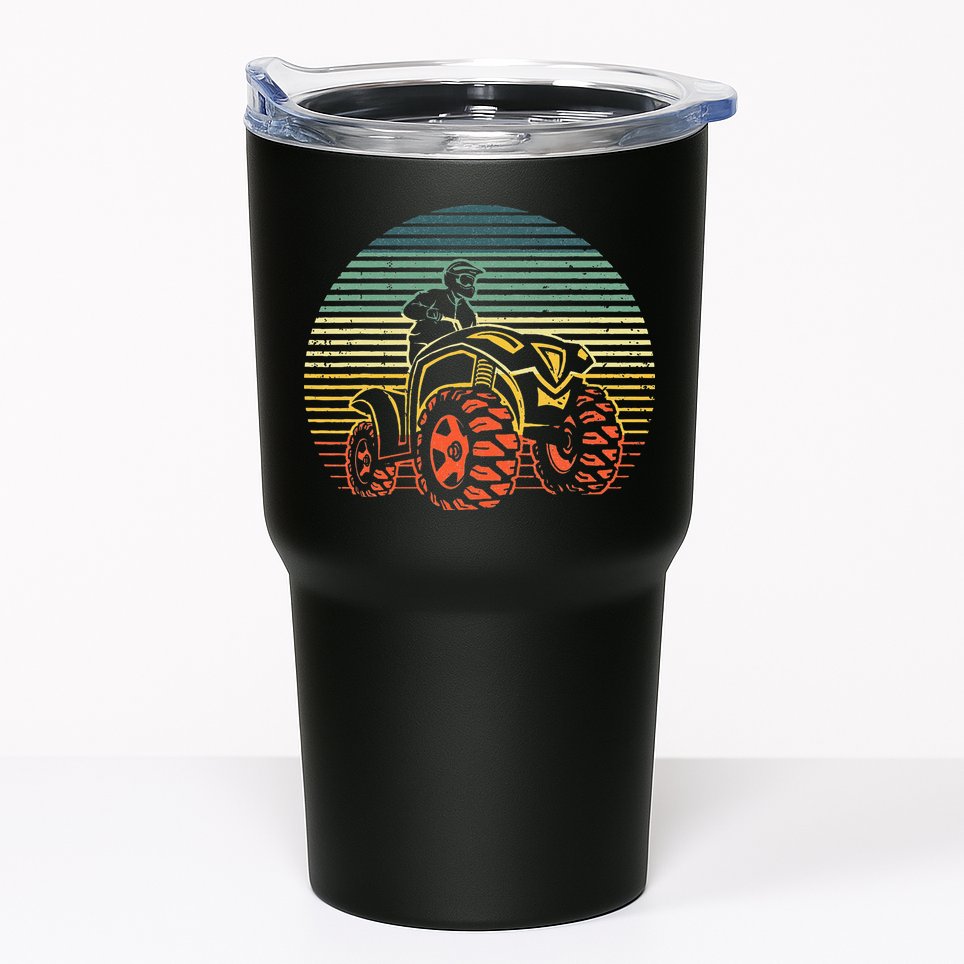 Best ATV Design 4 Wheeler ATV Quad Racing Tumbler
