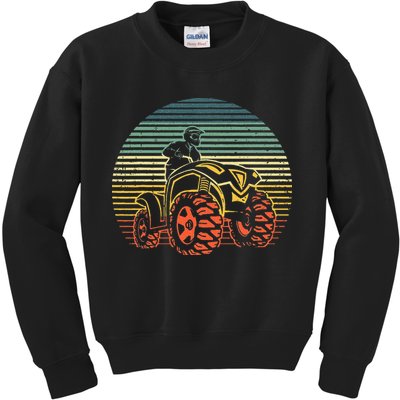 Best ATV Design 4 Wheeler ATV Quad Racing Kids Sweatshirt
