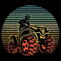 Best ATV Design 4 Wheeler ATV Quad Racing Wool Snapback Cap