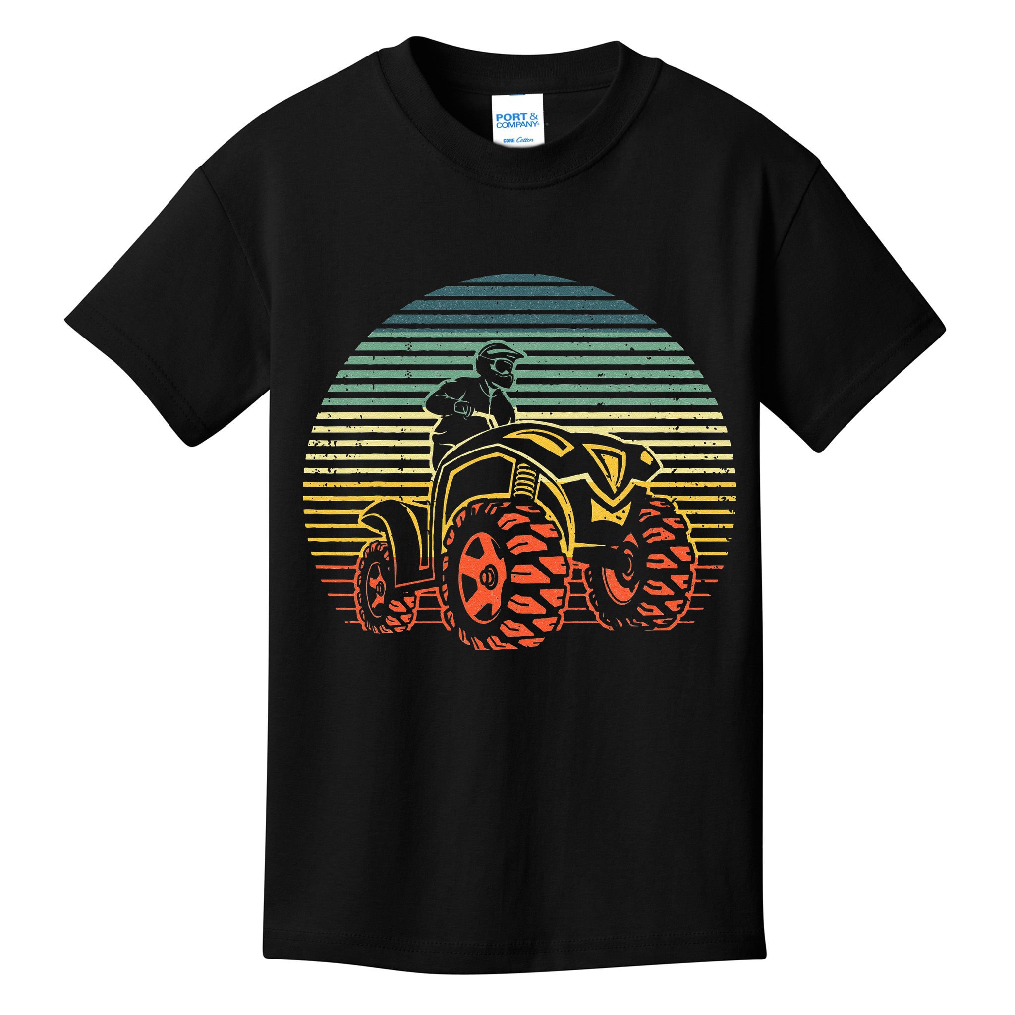Best ATV Design 4 Wheeler ATV Quad Racing Kids T-Shirt